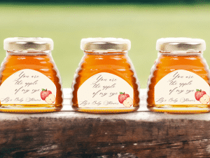 Apple of my Eye Honey Jar