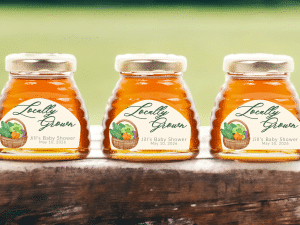 Locally Grown Honey Jar