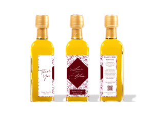Love in Bloom Infused Olive Oil Favor
