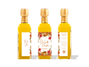 Our Little Pumpkin Infused Olive Oil Favor