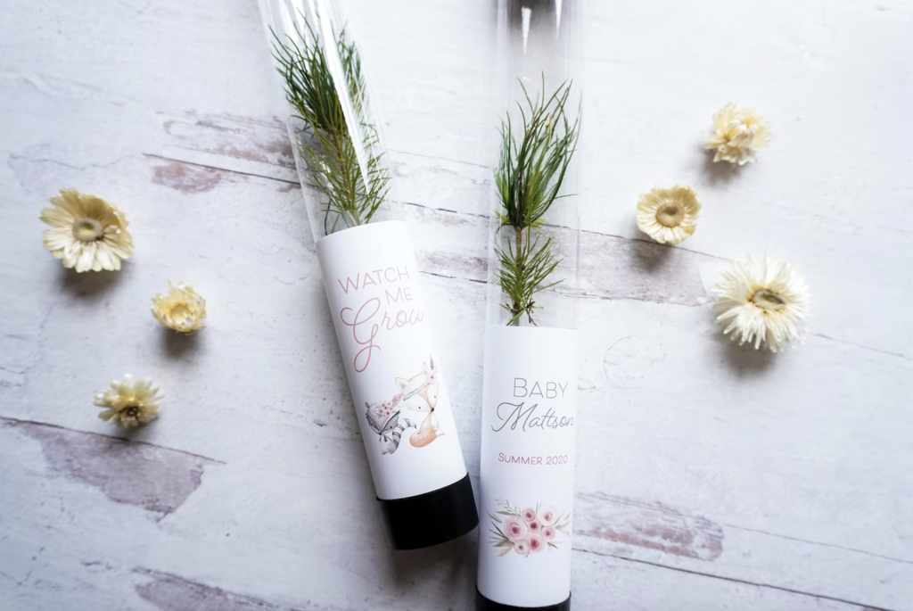 Gift Tree with Woodland Creatures for Baby Shower