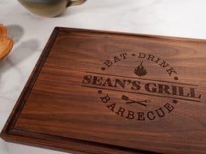 Eat Drink Barbecue Cutting Board