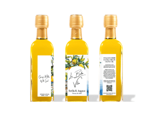 Amalfi Coast La Bella Vita Infused Olive Oil Favor