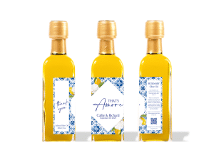 Amalfi Coast Blue Tile That's Amore Olive Oil Favor