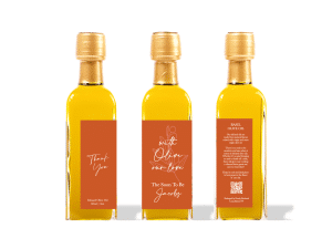 With Olive Our Love Infused Olive Oil Favor