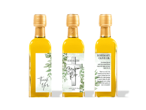 Religious Celebration Infused Olive Oil Favor
