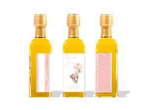 Bearly One First Birthday Infused Olive Oil Favor