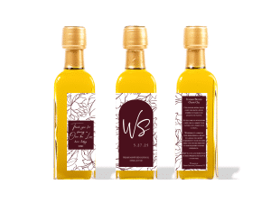 Burgundy Romance Infused Olive Oil Favor