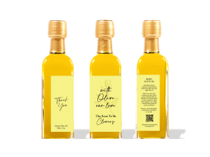 With Olive Our Love Infused Olive Oil Favor