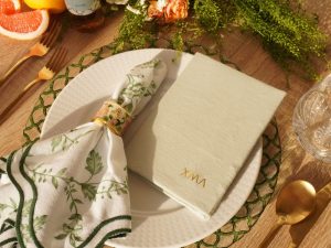 Personalized Linen Menu